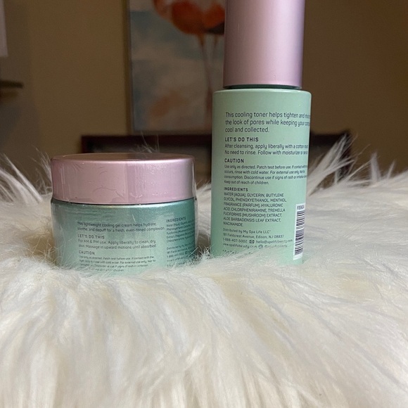 SpaLife Chill Out Soothing Facial Toner and Ice Cool Gel Facial Cream - Picture 2 of 2
